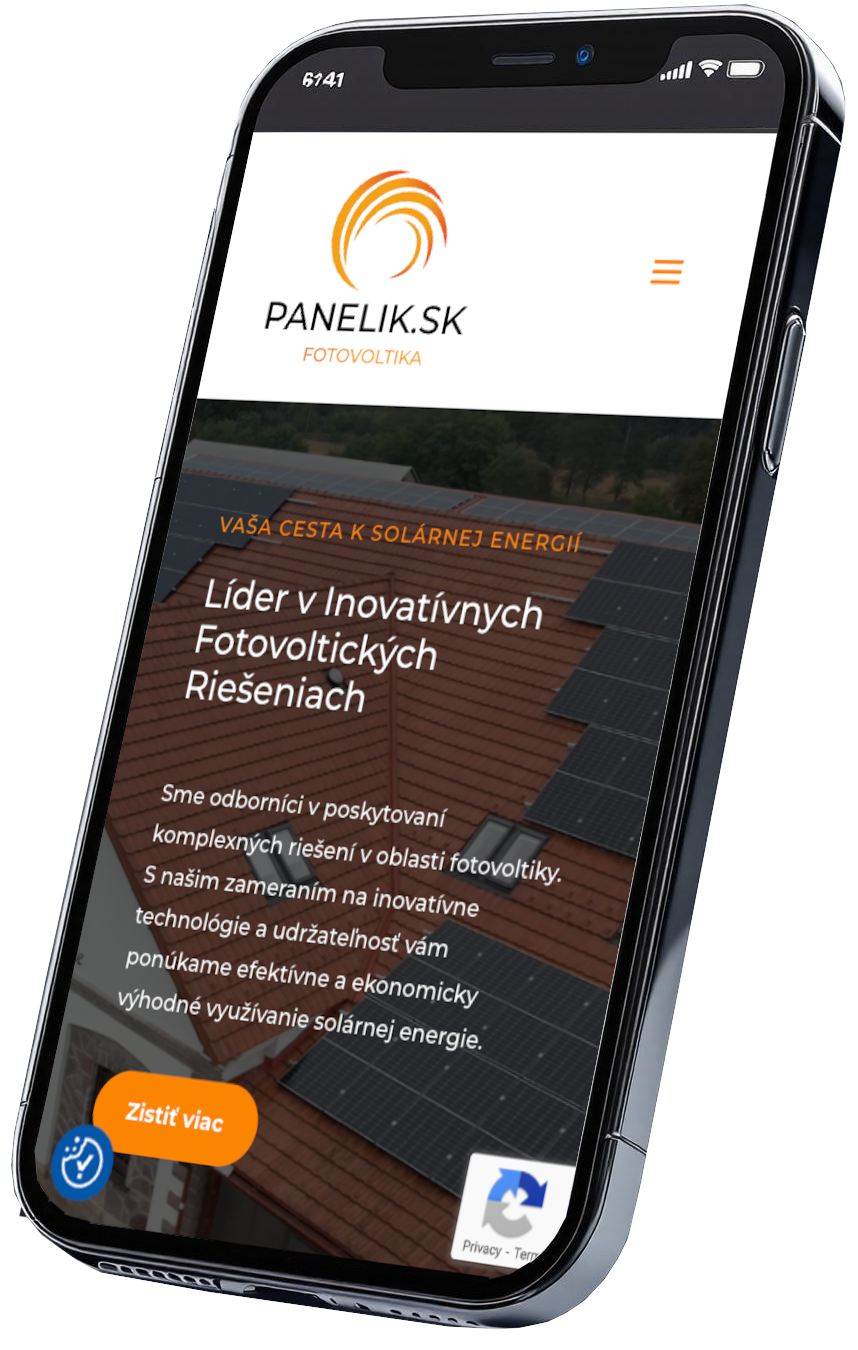 Ukážka profesionálnej webstránky
