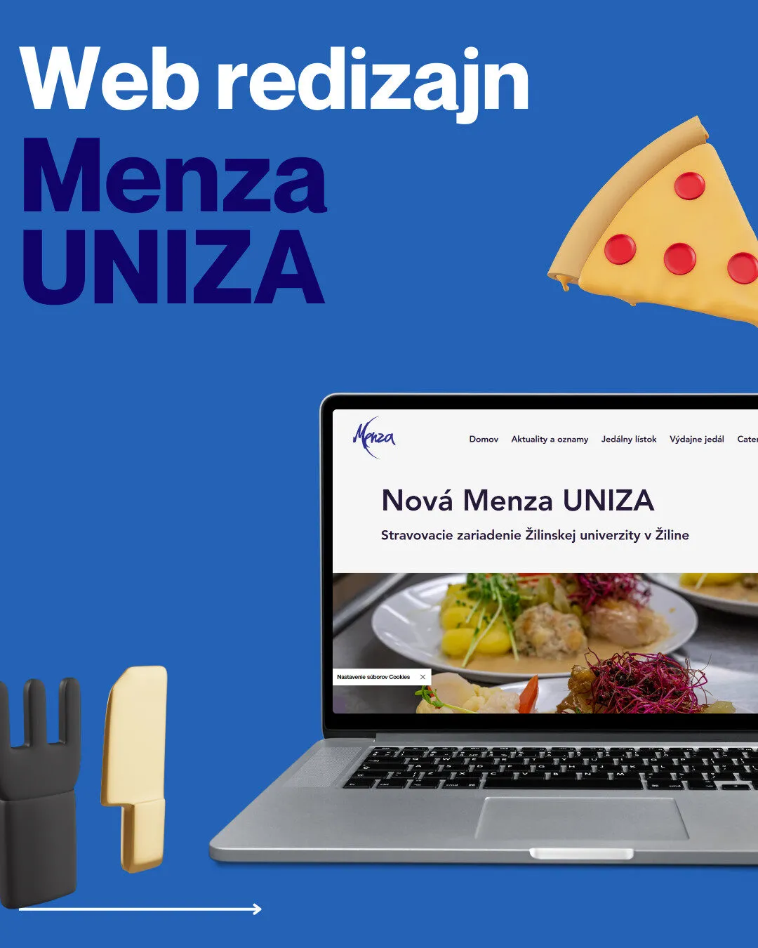Redizajn webu Menza UNIZA